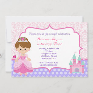 Princess Birthday Party Invitations