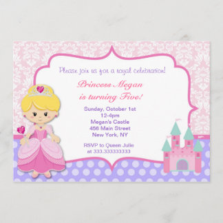Princess Birthday Party Invitations