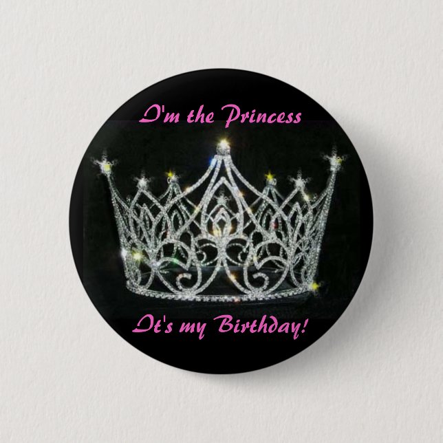 PRINCESS BIRTHDAY PIN (Front)
