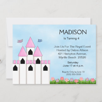 Princess Birthday/Tea Invitations