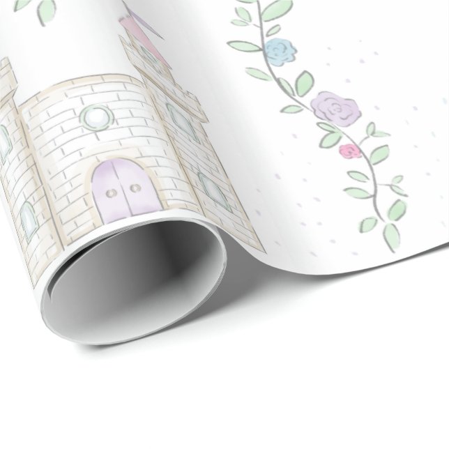 Princess Birthday Wrapping Paper (Roll Corner)