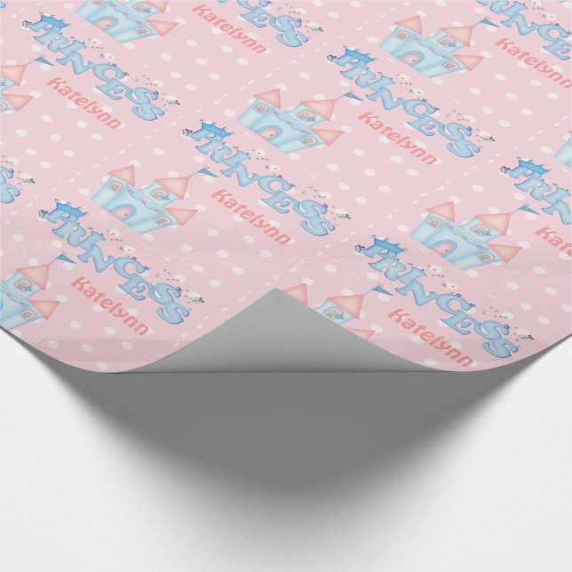 Princess Birthday Wrapping Paper (Corner)