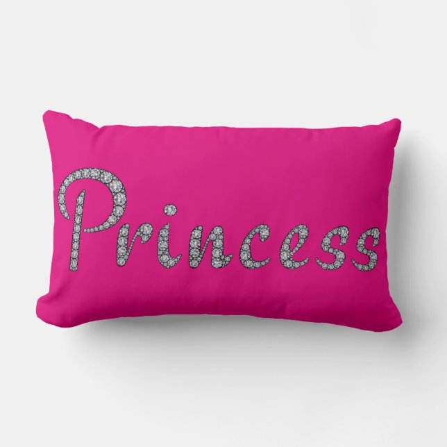 Princess bling pillow (Front)