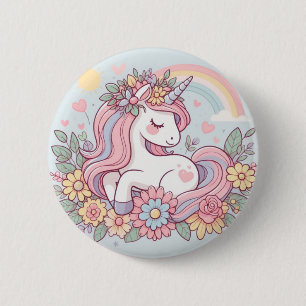 Princess Blossom 6 Cm Round Badge