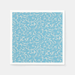Princess Blue Royal Storybook Fairy Tale Chic Napkin