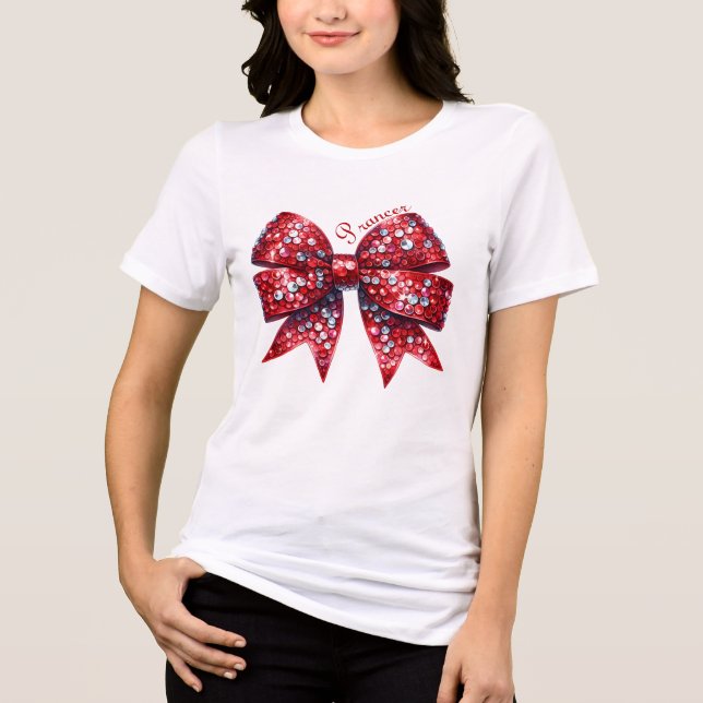 Princess Bow Sparkle Tee (Front)
