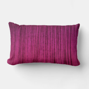 Princess Bright Pink velvet texture print Lumbar Cushion