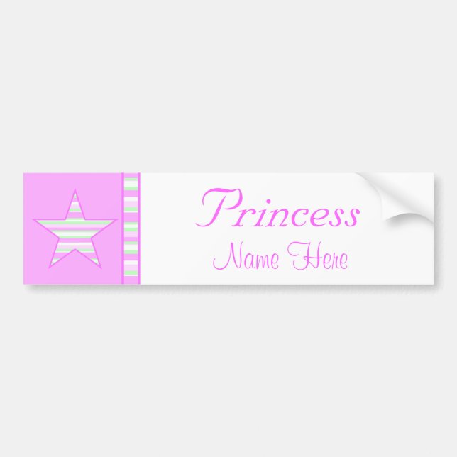 Princess Bumper sticker (Front)