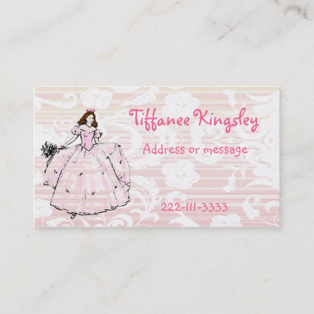 Princess Calling Card (Front)