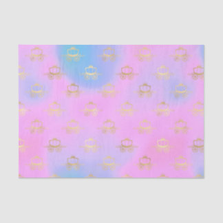 Princess Carriage Pastel  Tissue Paper