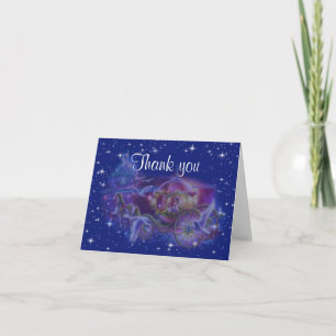 Princess Carriage Wedding Thank you Notecard