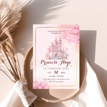 Princess Castle Birthday Invitation