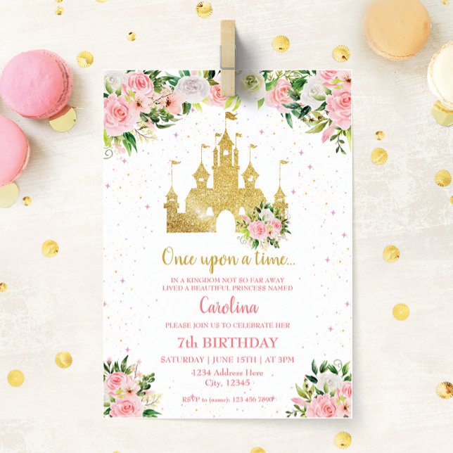 Princess Castle Birthday Invitation (Creator Uploaded)