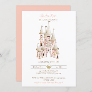 Princess Castle Birthday Invitation