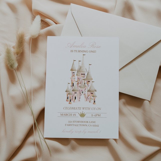 Princess Castle Birthday Invitation Girls Invite (Creator Uploaded)