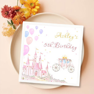Princess Castle Birthday Party Napkins