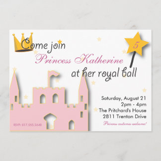Princess Castle Invitation