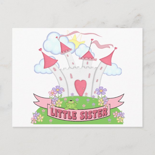 Princess Castle Little Sister Postcard (Front)