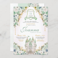 Princess Castle Royal Mint Green Quinceanera