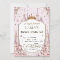 Princess Castle Theme Royal Birthday Ball