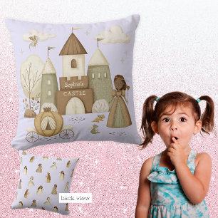 Princess Castle with name Cushion