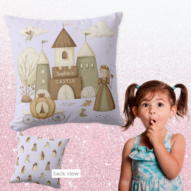 Princess Castle with name Cushion (Creator Uploaded)