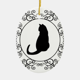 Princess Cat Ceramic Tree Decoration