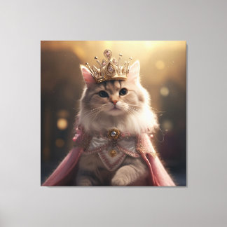 Princess cat picture for decorate canvas print