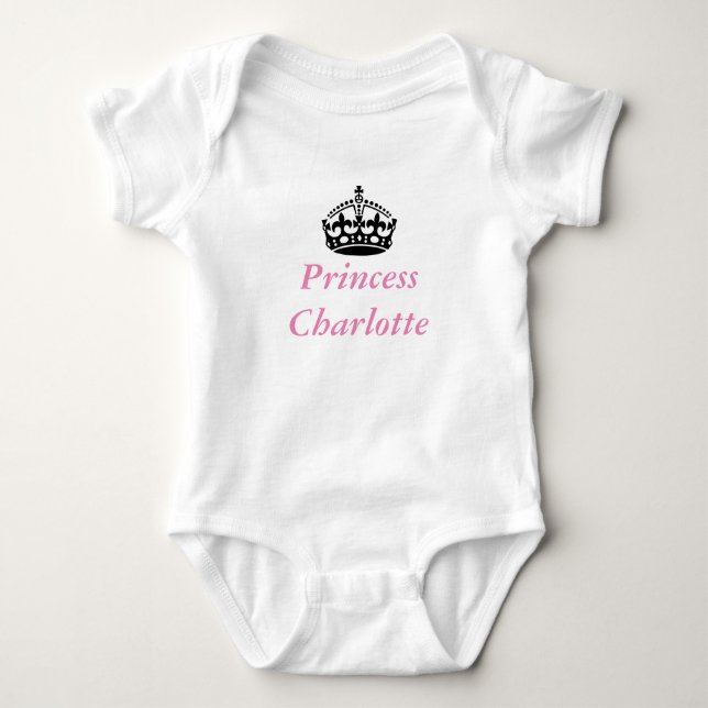 Princess Charlotte Baby Bodysuit (Front)