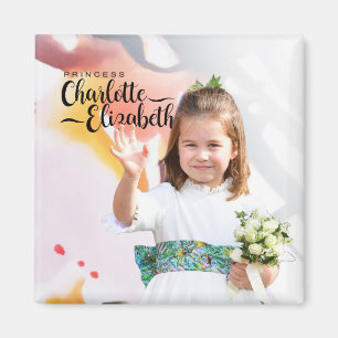 Princess  Charlotte Elizabeth  6th Birthday Magnet