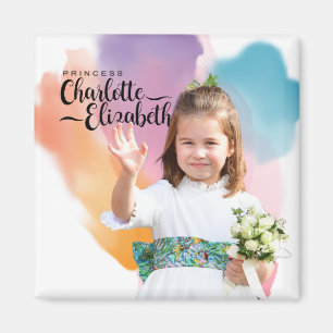 Princess Charlotte Elizabeth 6th Birthday Magnet