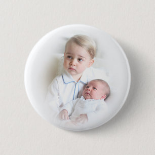 Princess Charlotte Elizabeth Diana 6 Cm Round Badge