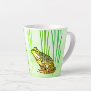 Princess Charming Green Frog Latte Mug