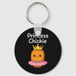 Princess Chicken Nugget Cute Chickie Meme Kawaii N Key Ring