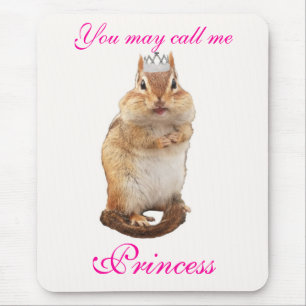 Princess Chipmunk Mouse Pad