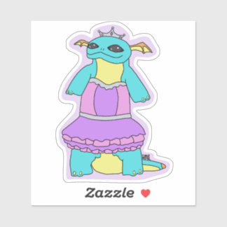Princess Chumby Dragon Sticker