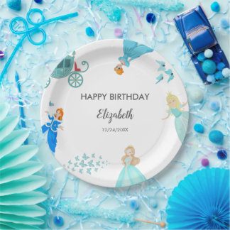 Princess Cinderella Birthday Party Decoration Paper Plate