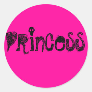 Princess Classic Round Sticker