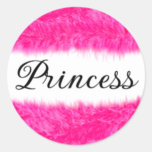  Princess Classic Round Sticker