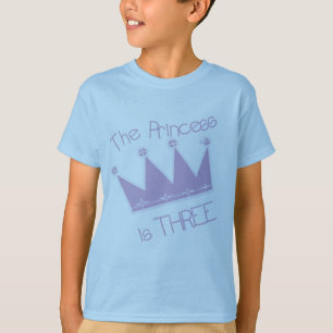Princess Crown 3rd Birthday Tshirts and Gifts