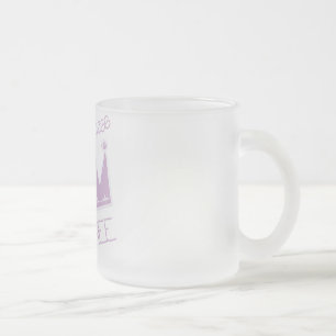 Princess Crown 3rd Birthday Tshirts and Gifts Frosted Glass Coffee Mug