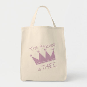Princess Crown 3rd Birthday Tshirts and Gifts Tote Bag
