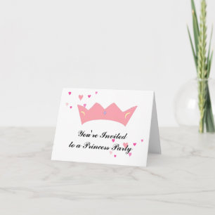 Princess Crown Invitation