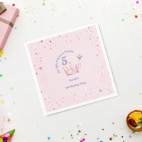 Princess Crown Pastel Pink Little Girl Birthday
