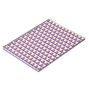 Princess Crown Rainbow Emoji Poop Spiral Notebook