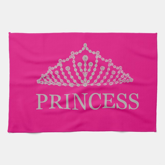 Princess Crown Tea Towel (Horizontal)