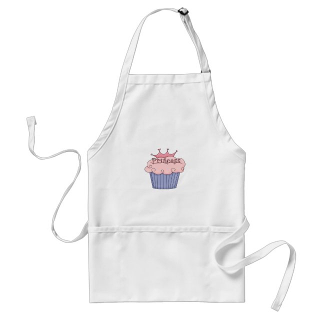 Princess Cupcake Standard Apron (Front)