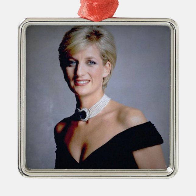 Princess Diana 1997 Metal Tree Decoration (Front)
