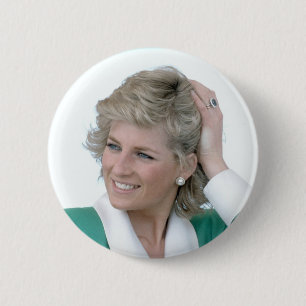 Princess Diana Australia 1988 6 Cm Round Badge