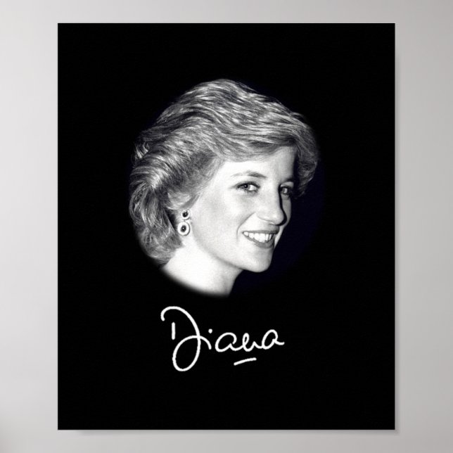 Princess Diana autograph Poster (Front)